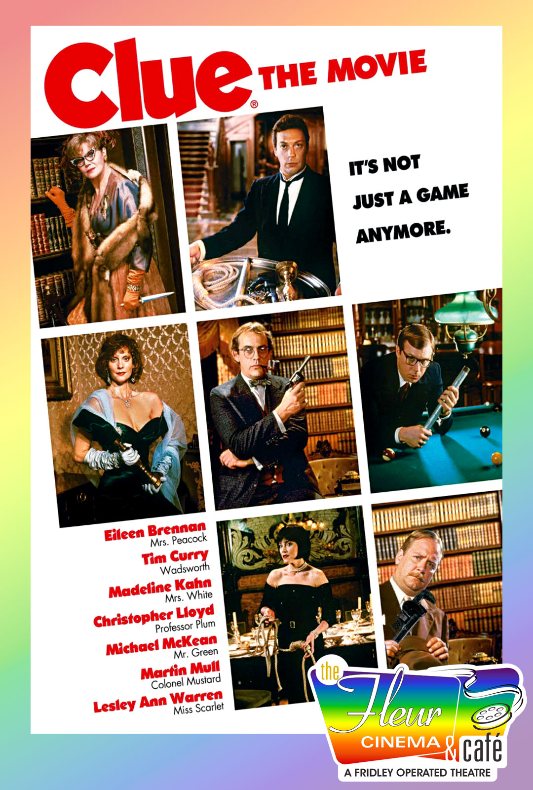Clue at the Fleur Cinema & Cafe in Des Moines, Iowa